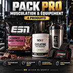 Pack Pro Musculation – Whey, Créatine & Équipement