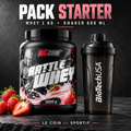 Pack Starter – Whey Fraise-lait 1 kg & Shaker
