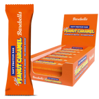 Barebells Barres protéinées — Soft Salted Peanut Caramel — Boîte 12 × 55 g — photo studio du fabricant