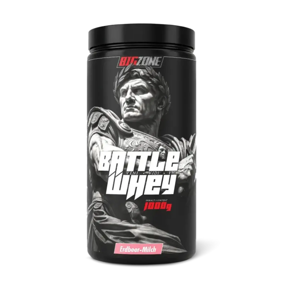 Big Zone Battle Whey — Fraise-lait — 1 kg — photo studio du fabricant