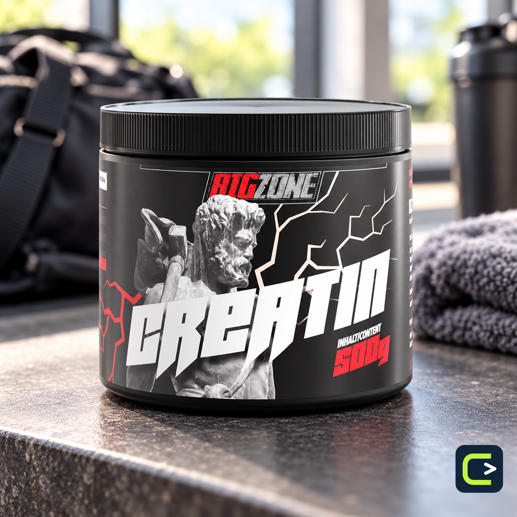 Big Zone Créatine — 500 g — mise en situation, Le Coin du Sportif