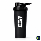 ESN Smartshake Reforce Stainless Steel noir 700 ml — vue studio sur fond clair ; visuel retravaillé à partir de la référence produit, signature Le Coin du Sportif hors produit.